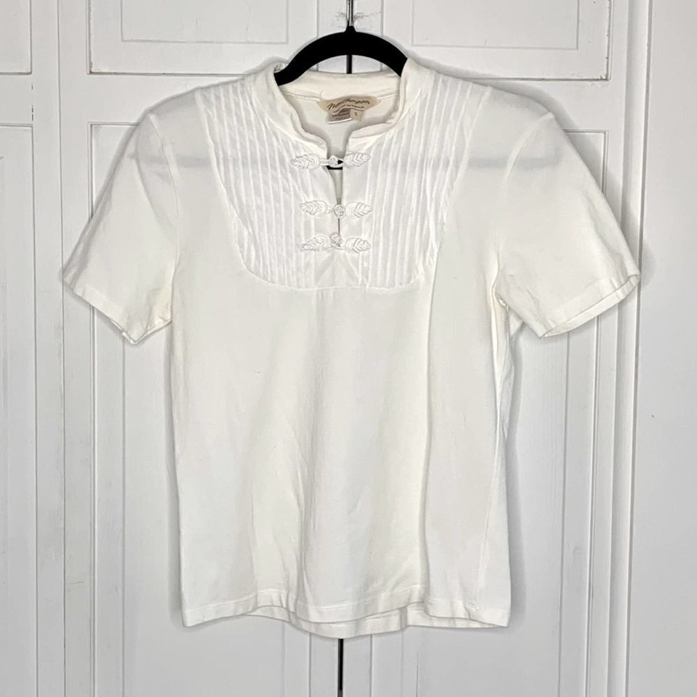 💕3 for $20💕 Norm Thompson Rope Toggle Detail Tee